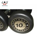 OEM Logo Fixed Rubber Dumbbells 5LB - 100LB Weight For Resistance Training
