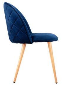 China Soft Wayfair ODM Velvet Blue Dining Room Chairs factory
