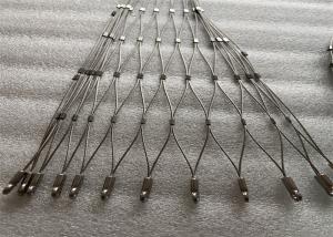 China Hole Size 25mm Stainless Steel Rope Mesh 2.5mm Diameter Ss 316 factory
