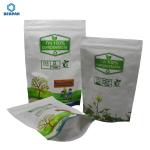 Printed Biodegradable Paper Foil 150gsm Tea Packaging Bag