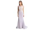 Sleeves Elegant Arabic Long Dresses , Floral Wedding Arabic Bridesmaid Dresses