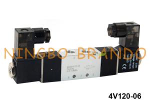 China 4V120-06 Airtac Type Pneumatic Double Solenoid Valve 5/2 Way 24V 220V factory
