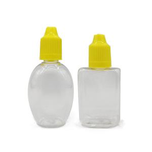 China 30ml Oval And Square Plastic Squre Shape bottles factory