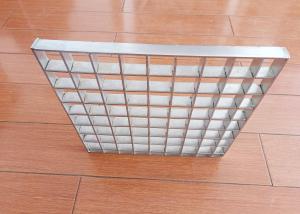 China 304 Stainless Steel Grating Heavy Duty Press Locked For Trench Cover And Platform Walkway Stair Treads factory