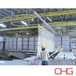 Professional Automatic Powder Coating Production Line for Aluminum Profiles