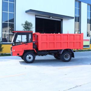 China 12ton 4x2 Tunnel Underground Transporter Mining Dumper Truck With Wheels factory