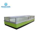 Electric Powered Supermarket Island Freezer R22/R404a Refrigerant