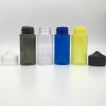 Customized Round E liquid bottle with Childproof Neck Transparent Color Screen