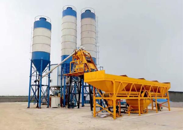 PLD1600 Aggregate Concrete Batching Machine Simple Small HZS50 Concrete Mixing