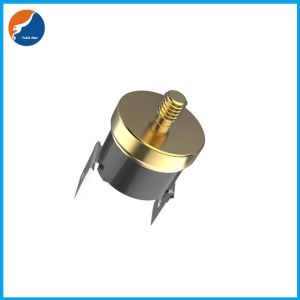 Bakelite Housing Copper Screw Bimetal Thermostat Single Pole Bimetallic Disc