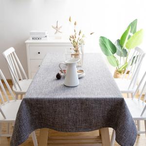China Home Restaurant Polyester Tablecloth With Customized Logo factory