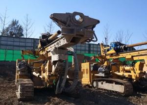 China Mobile 100m Deep Hydraulic Rotary Drilling Rig factory