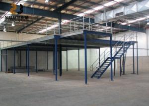 China Steel Q235 / 245 Industrial Mezzanine Floors Epoxy Powder Coated factory
