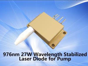 China 976nm 27W Wavelength Stabilized Laser Diode for Pump factory