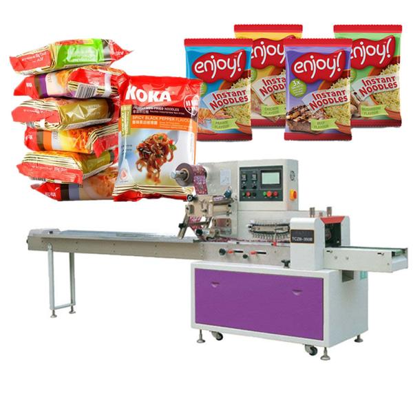 China 50HZ 60HZ Horizontal Flow Wrap Machine Noodle Maggi Packing factory