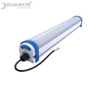 China Dualrays D2 Series 20W Arcrylic Cover LED Tri Proof Light IP66  LED Tube Lights For Workshop​ on sale