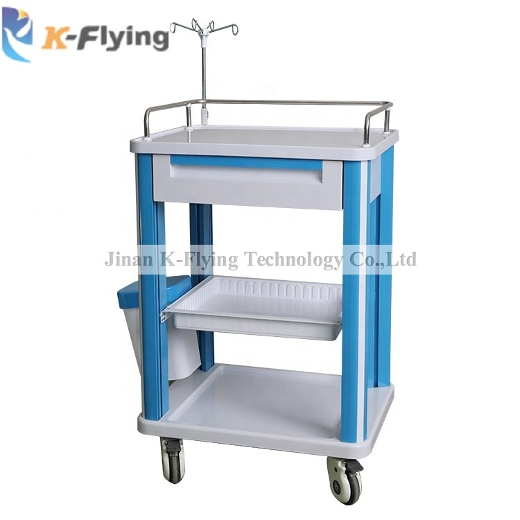 Equipment Rescue Clinical Treatment Medical Trolley Cart With Drawer