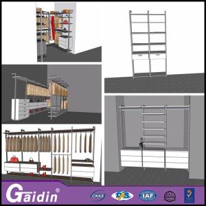 China Aluminum fabric portable storage bedroom wooden new walk in wardrobes for 2015 factory