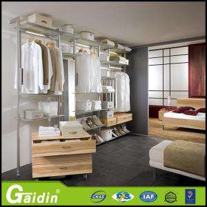 China Modern Design bedroom furniture elegant fashionable aluminum wardrobe cabinet factory