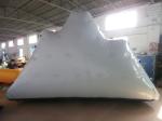 2 Sides Climbing Inflatable Floating Iceberg For Hotel Or Family Pool