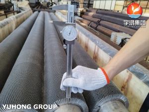 China Stainless Steel HFW Serrated Fin Tube ASTM A312 TP304H With SS304 Fin Material For Heater Coil factory