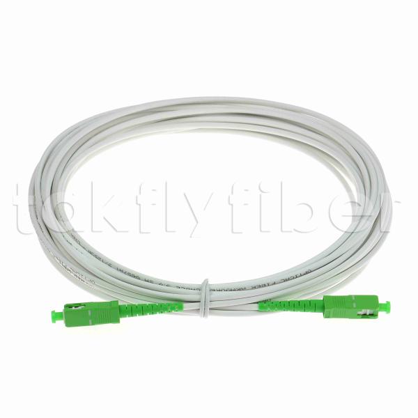EN50575 CPR Certified SC APC Fiber Optic Patchcord Armoured Fibre Optic Patch