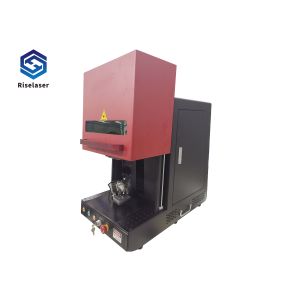 China 20w Fiber Laser Marking Machine With Built In Electrical Lift Auto Focus Function factory