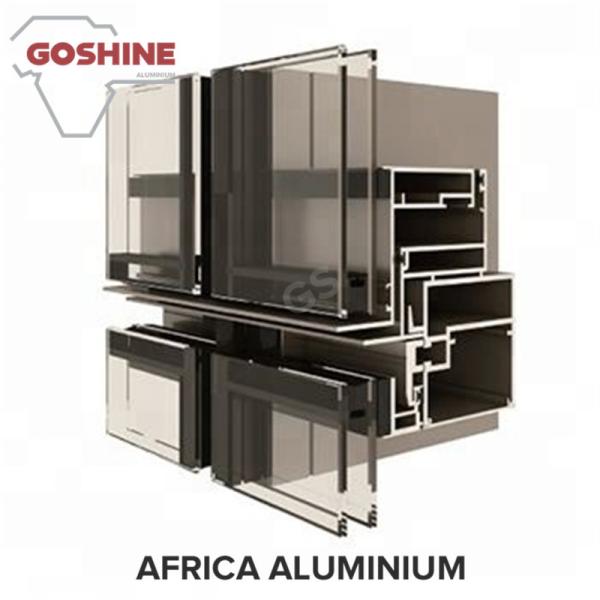 6000 Series Grade and T3-T8 Temper Aluminium profile for curtain wall