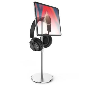China 12.9inch 180deg Aluminum Alloy Headphone Tablet Stand Magnetic factory