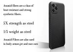 Military Grade Material iPhone 11 Aramid Case Carbon Fiber Phone Case