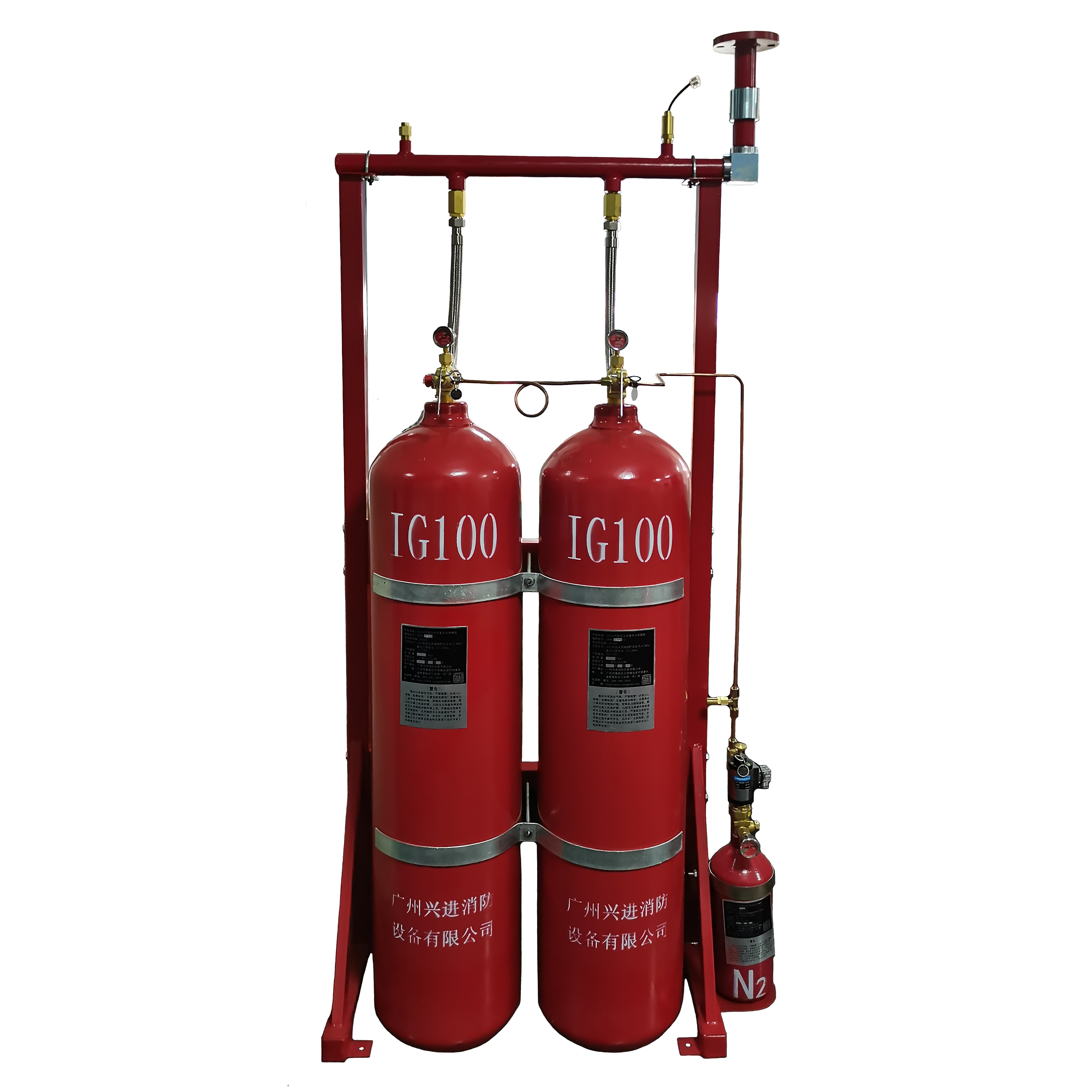 IG100 Nitrogen Gas Fire Suppression System 15-20MPa