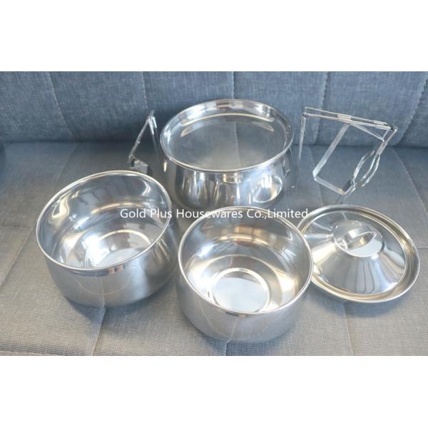 China FDA Thermal Bento Lunch Box SS Vietnam Tiffin Food Carrier Natural Color factory