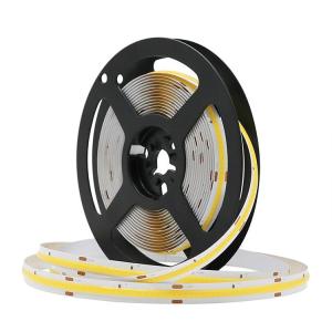 China IP20 High Density 24v 10W CRI90 Dotless Flexible Cob Led Strip Lights For Home Decoration factory