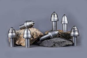 China Roadheader cutter drum comsumption tool/Point-attack rock cutting tools factory