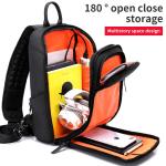 High quality custom logo men's fashion waterproof business sling bag shoulder