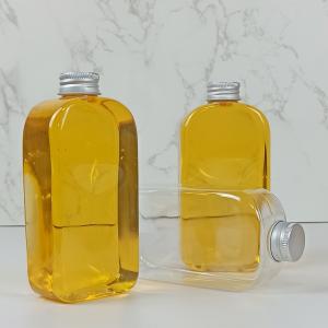 China 400ml PLA Flat Water Bottles With Caps Clear Beverages factory