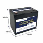 Marine Boat Battery 24V 50AH LiFePO4 Lithium Battery With BT