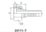 Zinc Plated Hydraulic Hose Fitting , Hydraulics Hoses And Fittings ( 22691 )