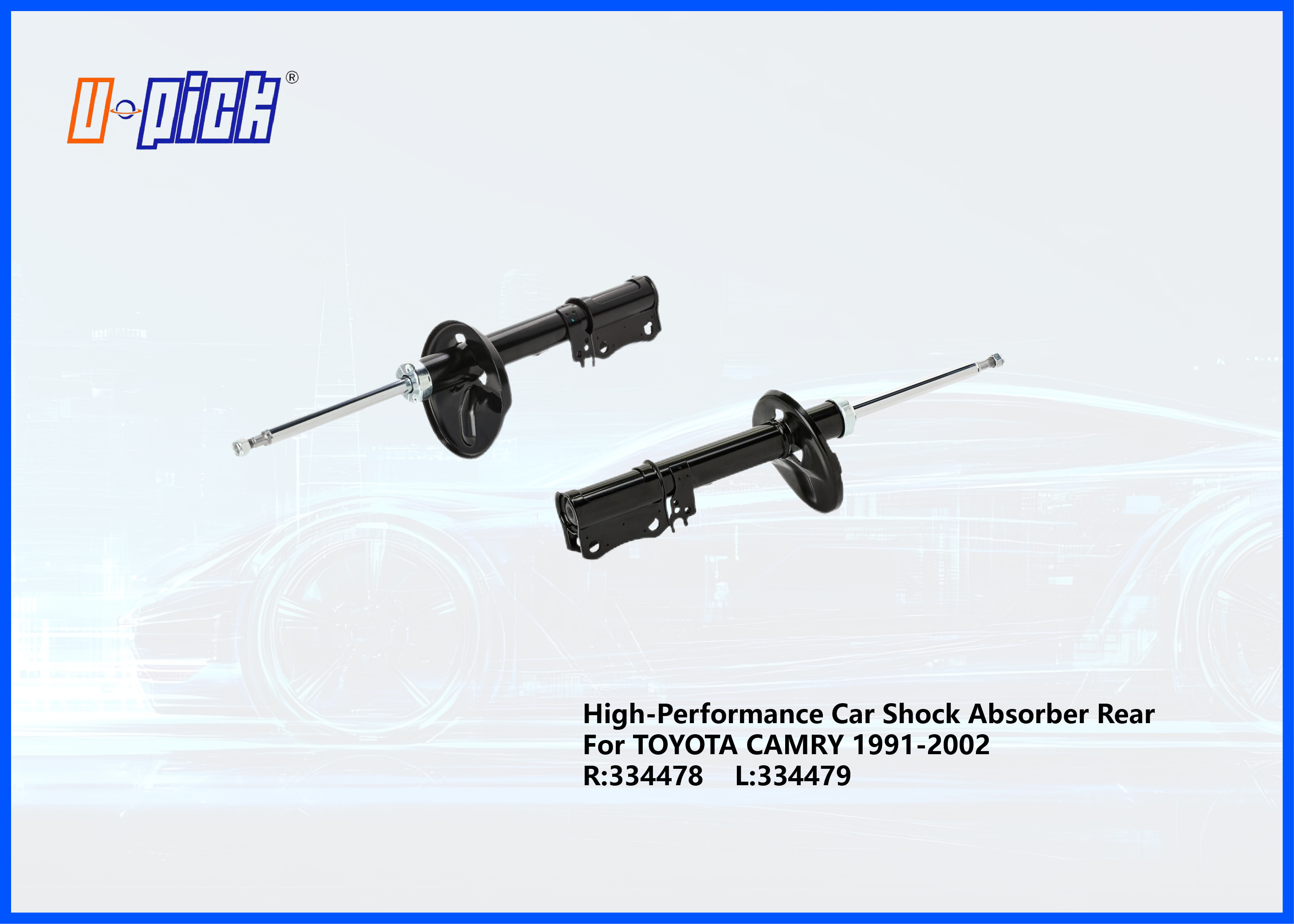High-Performance Car Shock Absorber Rear For TOYOTA CAMRY 1991-2002 R:334478 L:334479