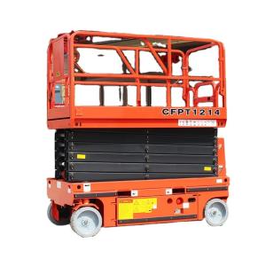 China Electric Self Propelled Scissor Lift Tables 4m To 16m Lifting Small Electric Scissor Lift factory