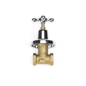China Medium Temperature 1/2 Inch Stop Valve brass globe valve rustproof factory