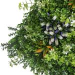 Dark Green Hedge Artificial Green Walls Vertical Bush Panel 45mm For Garden
