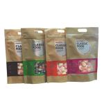OEM Vacuum Plastic Packaging Coffee Bag With Window For Instant Coffee Powder