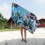 Factory Summer Large Fashion Quick Dry Logo Custom Beach Towel Print Microfiber