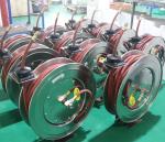 SUS304 Water Hose Reels 50ft Spring Return Reinforced Steel