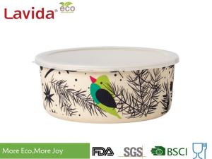 China Nordic Style Bamboo Fiber Storage Box , Biodegradable Takeaway Food Containers factory