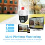 Double Light Source Full Color Lights C2430TD-10B Network Camera For Outdoor