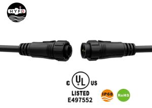 China 4 Pin Male Female Plug Nylon PA66 12MM M19 Connector factory
