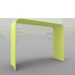 106in Modern Arch Display Stand Aluminum Tension Fabric Pop Up Booth 10x20ft