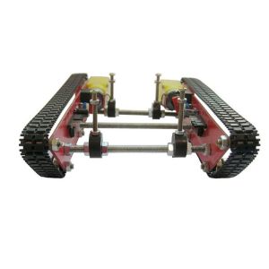 100g Tank Smart Car Robot Chassis + Acrylic Plate Track For Arduino